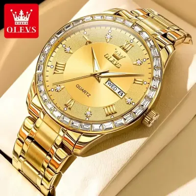 OLEVS Diamond Wristwatch l Watches for Men